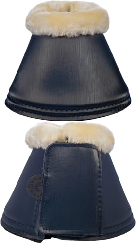 Campanas HKM Shiny Fur Azul Oscuro L con borreguillo antirroces