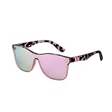 Mass Vision 'The Prime Time' Trendy Sport Sunglasses for Men & Women – Lightweight One-Piece Lens, UV Protection, Stylish Fit (Rose Gold)