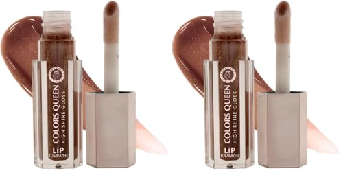 Image of Colors Queen Lip Luminizer Gloss | Non-Sticky & High Shine Glossy Finish | Gives Fuller Lip Effect & Extra Hydration | Long Lasting Lip Gloss for Women Enriched with Shea Butter (Dreamy, 9ml)