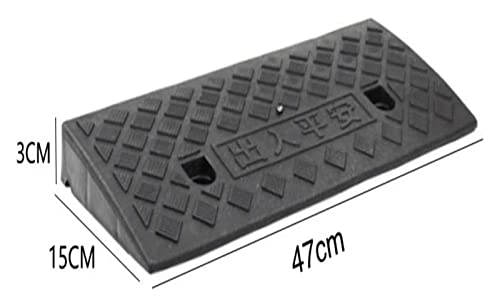 Rampas Auxiliares para Vehículo Rampa Plástica para Silla de Ruedas Eléctrica y Scooter Adulto Color Natural Tamaño 47 x 15 x 3 cm miniatura 2