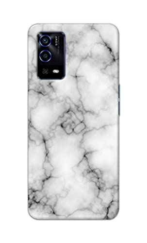 Image of Light White Marble Texture Natural Pattern Hard Back Case Cover for Oppo A55 Back Cover -(J5) VNS2230