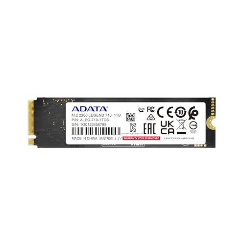 Amazon | ADATA 512GB Legend 710 PCIe Gen3 x4 M.2 2280 ソリッド