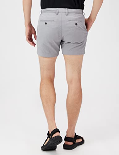 Image of Amazon Essentials Men's Slim-Fit 5 inch Flat-Front Comfort Stretch Khaki Chino Shorts with Elastic Waistband