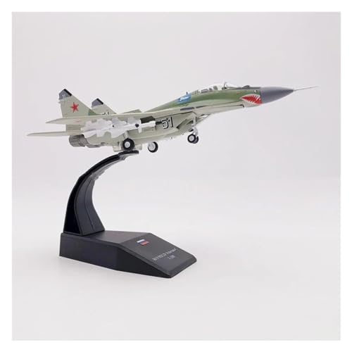 Modèle d'avion MIG-29 Fulcrum miniature de collection en alliage au 1/100