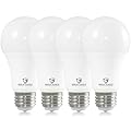 Great Eagle Lighting Corporation 40/60/100W Equivalent 3-Way A19 LED Light Bulb 2700K Warm White Color (4-Pack)