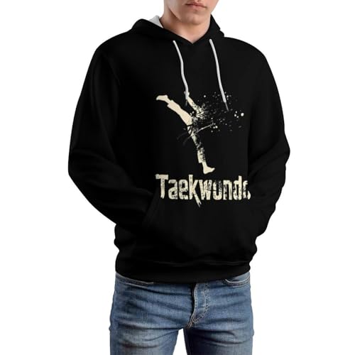 Vintage Taekwondo Casual Hoodies for Men Women Long Sleeve Sweatshirt Sweater Fall Outfits Tops4