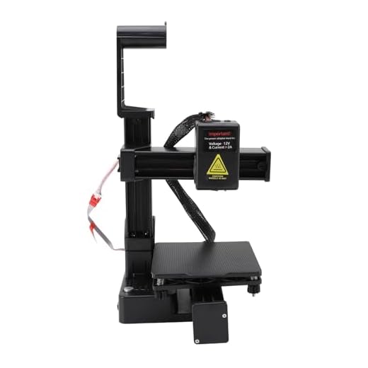 Dpofirs Stampante 3D con Piattaforma Magnetica Rimovibile - Design Desktop Compatto, Telaio Aperto, Estrusore Ad Alta Temperatura, XY Tutta la Struttura, Dimensione di Stampa 100x100x100mm,