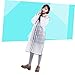 GALPADA Eva Transparent Adult Rain Poncho with Adjustable Hood Long Raincoat for Hiking Camping Travel Lightweight and Reusable Rainwear for All Seasons