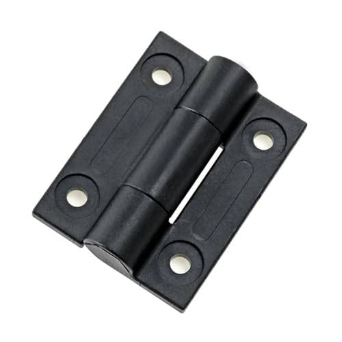 Charnière en plastique à couple variable noir avec positionnement réglable