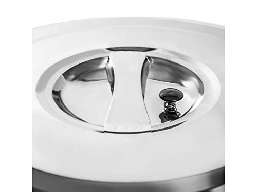 Profi Gastro Edelstahl Thermotransportbehälter mit Ablaufhahn & Druckausgleichsventil von 10-50 Liter auswählbar (30x40 cm 13 Liter) – Bild 4