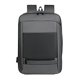 OUXUNDAI Mochila Mochila De Los Hombres Mochila Doble Negocios Multifuncional Trolley Case Viaje Mochila Viaje Bolso De Computadora PortáTil-Gris