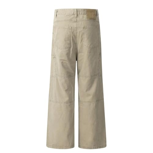 Men's Denim Pants Straight Casual Long High Street Style Casual Vintage Jeans​2