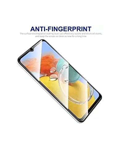 Image of ZARALA Tempered Glass Screen Protector Compatible for (Black) with Edge to Edge Coverage and Easy Installation kit (Samsung Galaxy M14 5G)