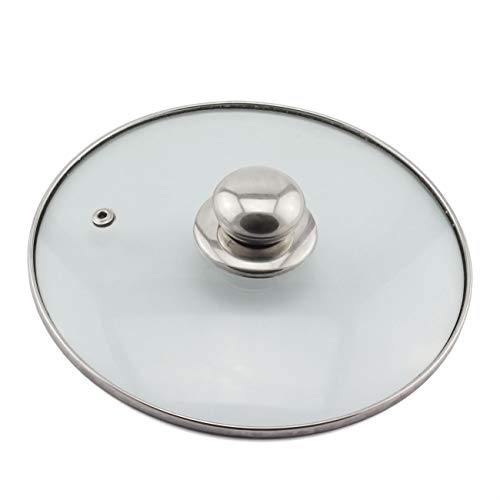 Pzrt 2-Pack Universal Pot Lid Cover Knob Handle,2.5 Inch Base Stainless Steel Replacement Cookware Pot Lid Handle Circular Handgrip Knob #TOP3