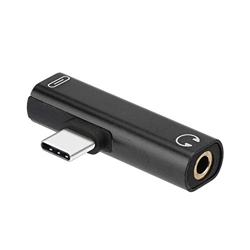 Typ C-Adapters 2 in 1, Auxiliary Adapter Noise Cancelling-Kopfhörer Jack-Konverter-Adapter USB-C Zu Aux Adapter Kompatibel Geeignet Für Alle