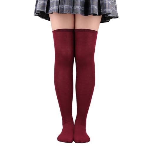 Image of Knee High Socks Women Crazy Socks Striped