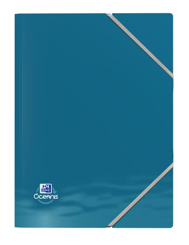 Oxford Sicht-Buch A4, Oceanis, Präsentations-Mappe mit 40 Hüllen, recycelter Kunststoff aus dem Meer, Zufallsfarbe, 1 Stück