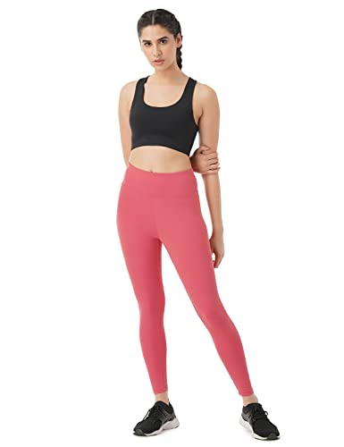 Image of PUMP'D Women's Stretchable Leggings with Back Pocket -Lightweight | Anti-Odor | Squat Proof | Dry Tech | Yoga Pants - Fitness Leggings, Multipurpose Track Pants, Gym Tights, Active Wear Lower