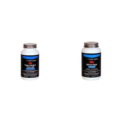 3M 08945 Copper Anti Seize Brake Lube - 9 fl. oz. & 3M 08946 Clear Silicone Paste - 8 oz.