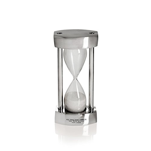 Clessidra Spalding Bros cadeau d'affaires sablier luxe aluminium