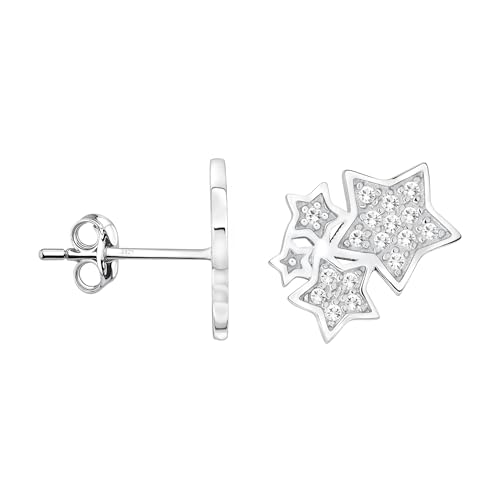 Boucles d'oreilles argent 925 SOFIA MILANI anti-allergie étoile zircon 20834