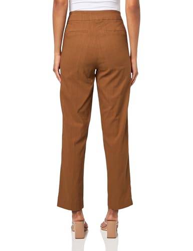 SLIM-SATION Women's Pull-on Ankle Pant with Real Front Faux Back Pockets2