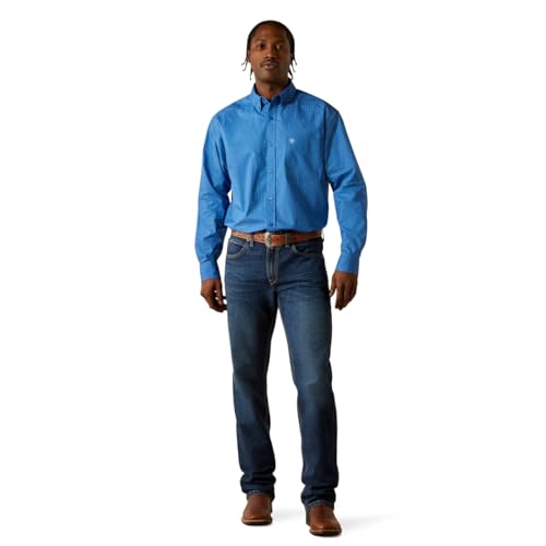 Ariat Men's Blue Stratford Button Shirt3