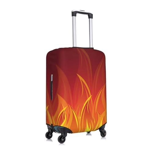 Fire Luggage Cover for Suitcase, Suitcase Cover Protector Fit 29-32 Inch Luggage Travel Accessories, XL3