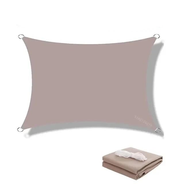Toile ombrage extérieur 400x400 auvent rectangulaire étanche pour jardin