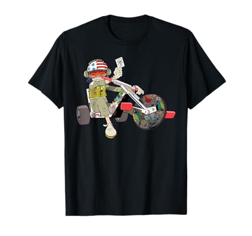 Gorillaz Noodles Trike Camiseta