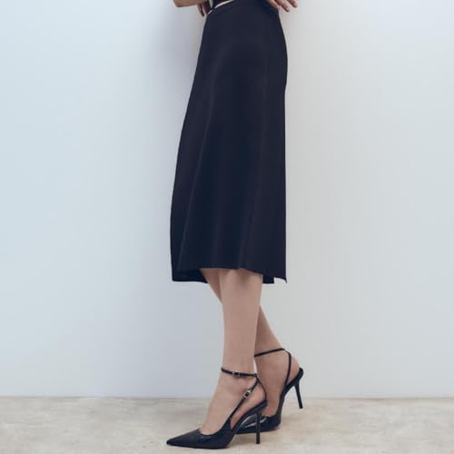 Escarpins noirs bout pointu confortables avec bride de maintien 42