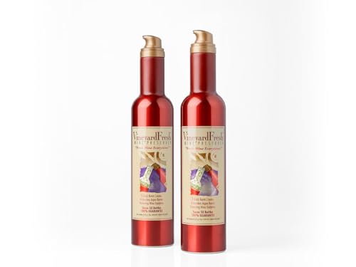 VineyardFresh Argon Gas Wine Preserver | 100% Argon Preserver Spray | Save Open Wine at Home | Consumer Size | 2 Cans