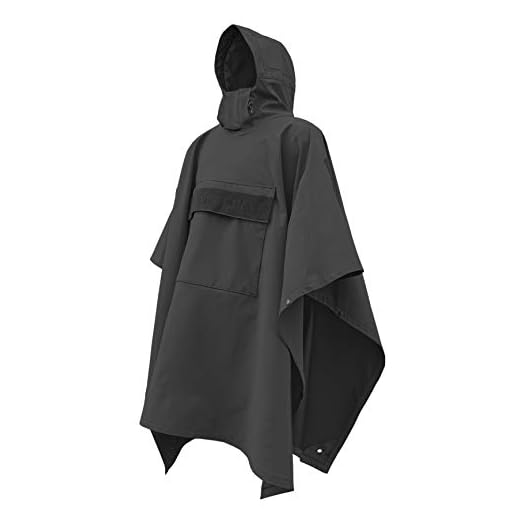 H4 Poncho Villa Soft-Shell Poncho - Black