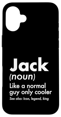 Jack Like A Normal Guy Only Cooler Legend King �t�@�[�X�g�l�[�� �X�}�z�P�[�X iPhone 16 Plus �p