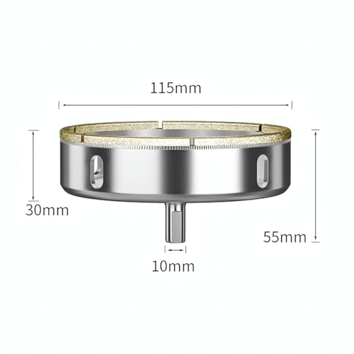 Set de 2 Brocas de Diamante 26mm para Vidrio y Cerámica miniatura 2