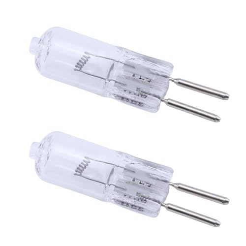 UGEFKMQ Halogenglühbirne G5.3 24V 50 Watt Halogenlampen G5.3 24 Volt 35W Halogenbirnen GU5.3 Bi-Pin für die Beleuchtung zu Hause,Lampenzubehör warmweiß 10PC 50W