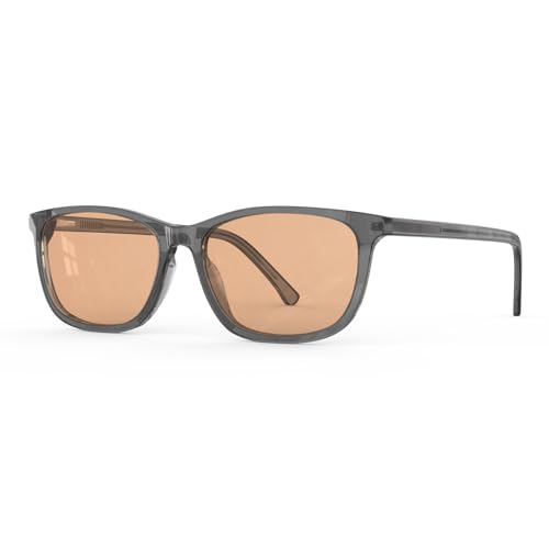 Image of Bloomoak Rose Migraine Glasses,FL-Flex Light Sensitivity Relief Tinted Glasses for Indoor Fluorescent Glare /Women