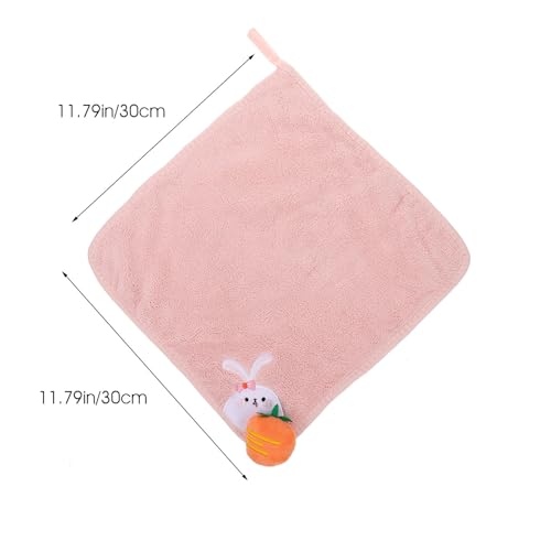 Toallas de mano grandes de forro polar coral para un baño elegante, cómodo y de gran calidad 3