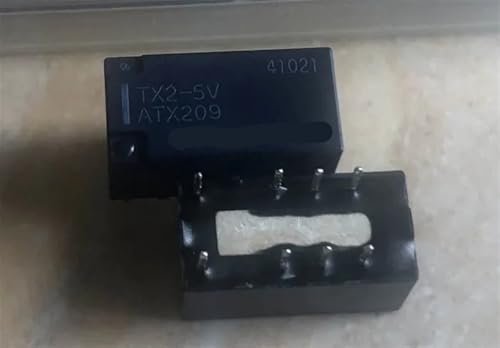 Relé TX2-12V ATX203 de 8 pines conmutador mini para circuitos electrónicos