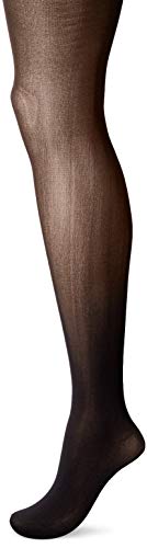 Hanes Silk Reflections Women's Hanes Opaque Tights, black, MEDIUM