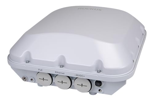 Image of Ruckus T670 Outdoor WiFi 6E Access Point (901-T670-US01) Tri-Band 5Gbps IP67 5GbE MultiGig + 2.5 /1GbE Ports PoE+ Mesh High-Density Campus ACE 3 Year Warranty (Hardware Only)