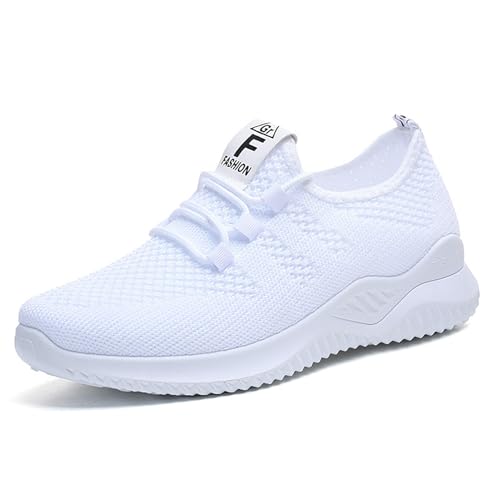 Sneakers Traspiranti da Donna,Scarpe Tennis Morbida Scarpe Ginnastica a Piedi Nudi Traspirante Antiscivolo per Corsa e Urbani Adatte Lunghe Camminate
