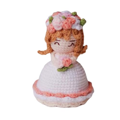 Ramo de flores de ganchillo, muñeca de punto reversible hecha a mano 6