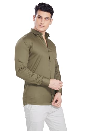 Image of DIVISIVE Men's Solid Slim Fit Shirt