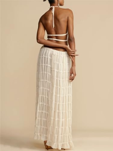 Chic and Breezy Beach Maxi Skirt Set for Women - Image 5