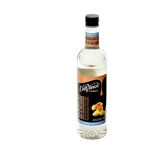 Image of DaVinci Gourmet Sugar-Free Macadamia Nut Syrup, 25.4 Fluid Ounces (Pack of 1)