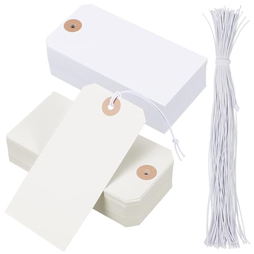 Étiquettes d'expédition vierges en kraft pour vos bijoux et cadeaux