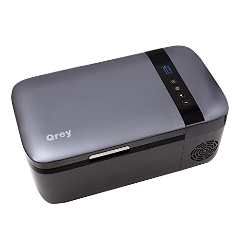 Qrey 車載 冷蔵冷凍庫 クーラーボックス ドライブやキャンプに ポータブル 保冷庫