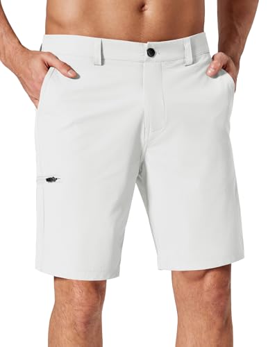 Amazon.com: COOFANDY Mens Golf Shorts Dress Casual 9 in for Hiking