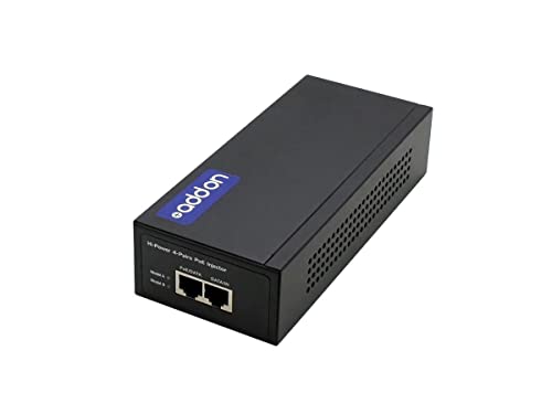 AddOn Add-POEINJCT1GB30W 30W 10/100/1000M Poe Injector with Plastic Shell (10/100/1000Base-T, 30W
